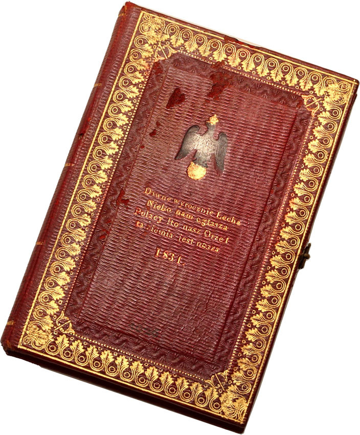 Powstanie Listopadowe 1830-1831. Pamiątkowe pudełko z monetami i banknotem - UNIKALNE